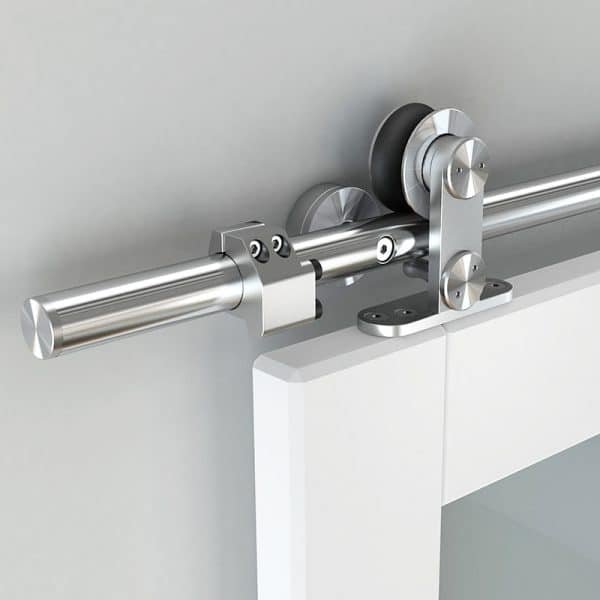 Roulette porte coulissante en inox Enfield 1 Bricotendance