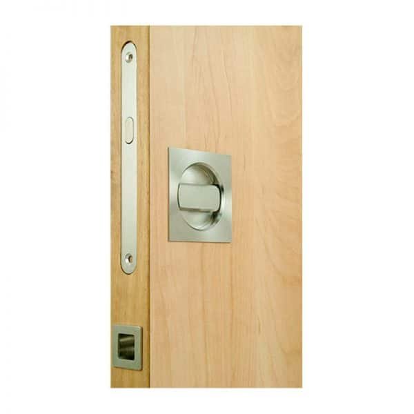 Serrure de porte coulissante - noire - serrure de porte - 90° - serrure